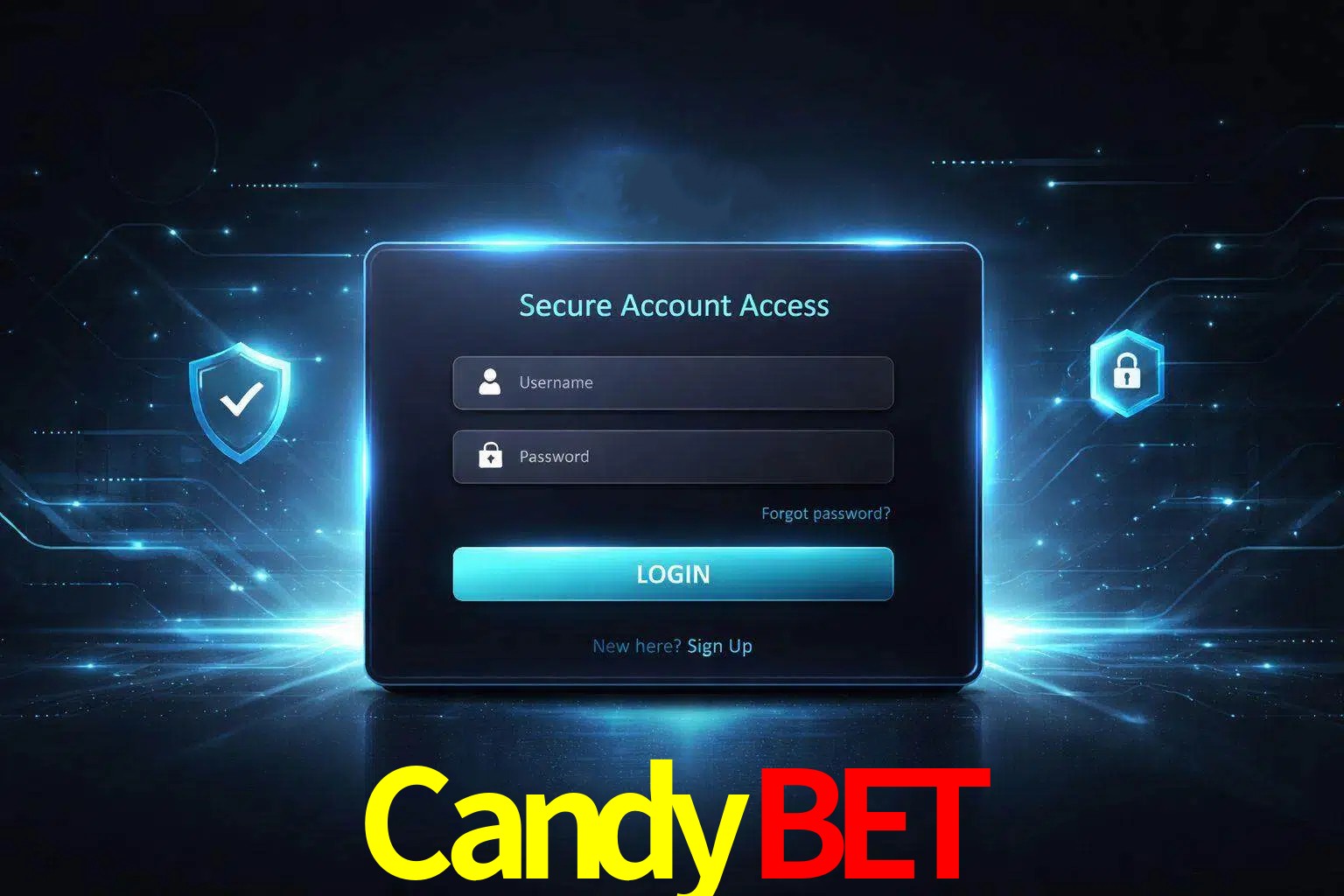 Pantalla de inicio de sesión de cuenta CandyBet para usuarios en México