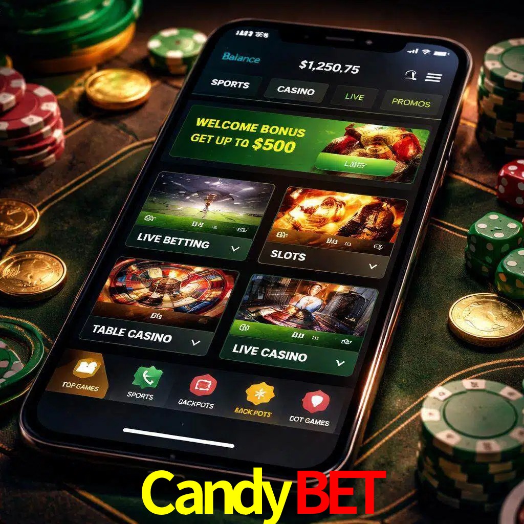 Diseño de juegos móviles CandyBet para usuarios en México